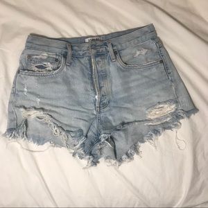 AGOLDE Parker Vintage cut-off shorts - Broken